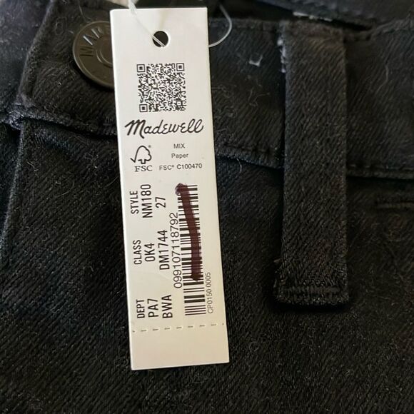 Madewell NWT 9" Mid-Rise Roadtripper Skinny Jeans Size 27 in Bennett Wash - Picture 9 of 9